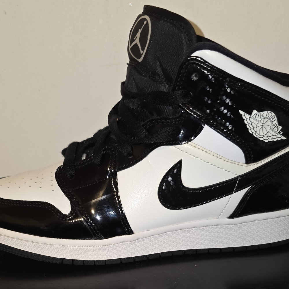 Nike Air Jordan 1 Mid SE All-Star Carbon Fiber (GS) 6.5Y - Picture 9 of 15